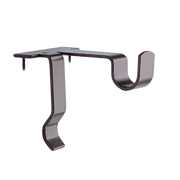 Single Center Support Curtain Rod Bracket