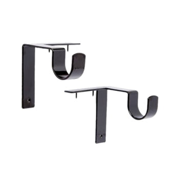 Single Curtain Rod Brackets