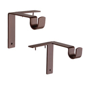 Single Curtain Rod Brackets
