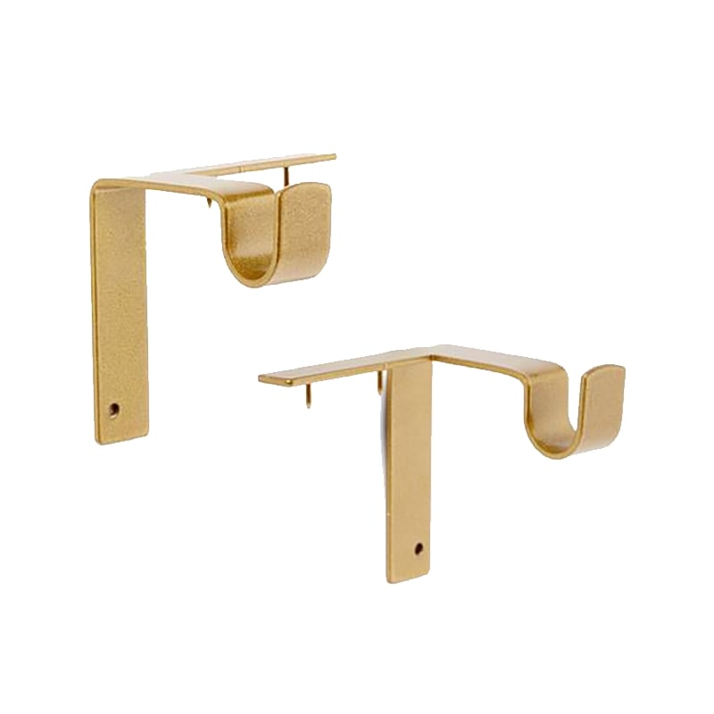 Single Curtain Rod Brackets